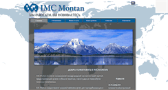 Desktop Screenshot of imcmontan.ru